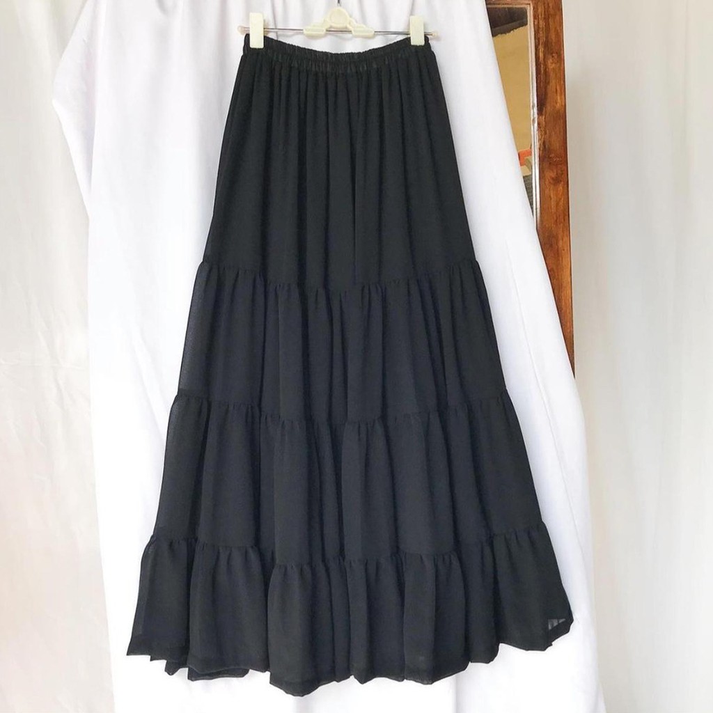 {TERBARU!!!} ROK BAHAN CERUTY PRITIES SKIRT / ROK / BAWAHAN / ROK KEKINIAN