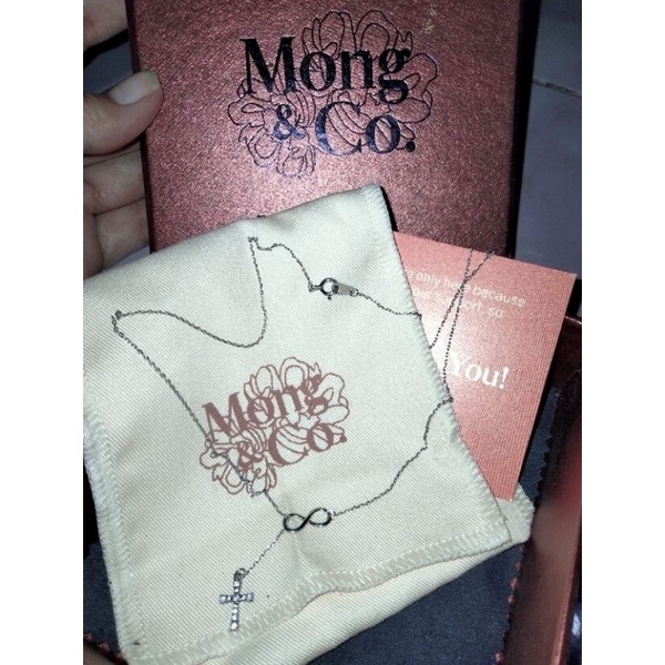 Mong&Co - Kalung Salib Infinity Silver Sterling