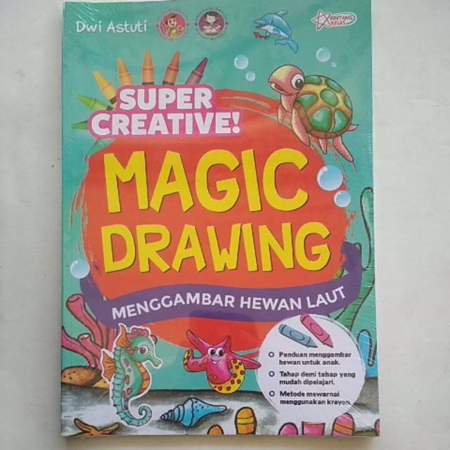 Tutorial Menggambar Hewan Laut Magic Drawing Shopee Indonesia