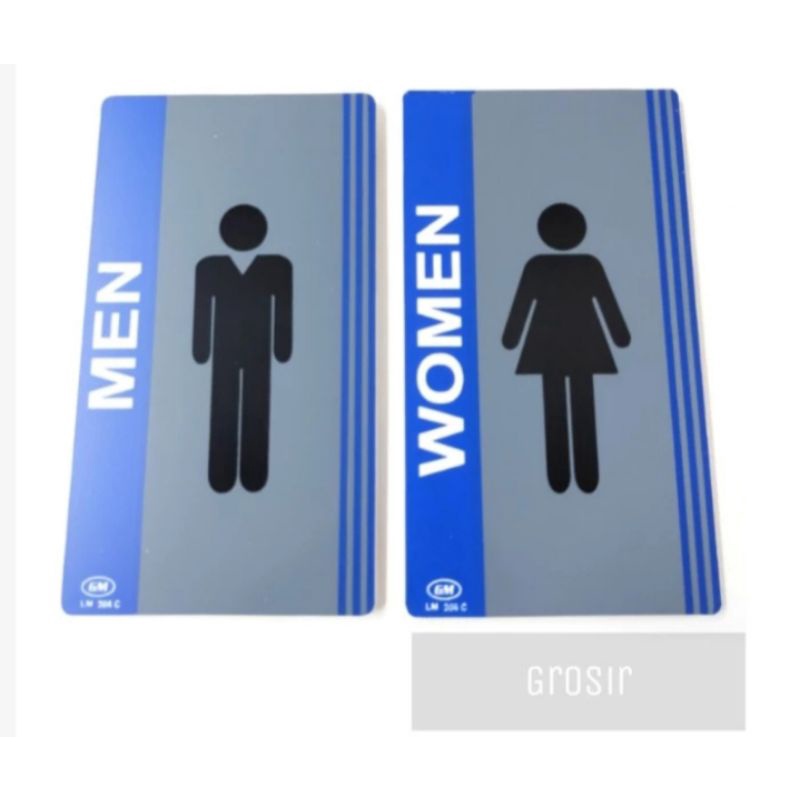 

GM sign Label Akrilik Toilet MEN WOMEN