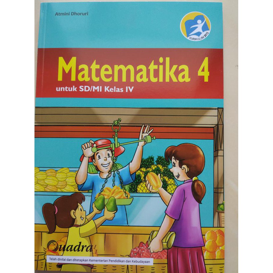 Dapatkan Buku Matematika Quadra Kelas 4 Sd Kurikulum 2013