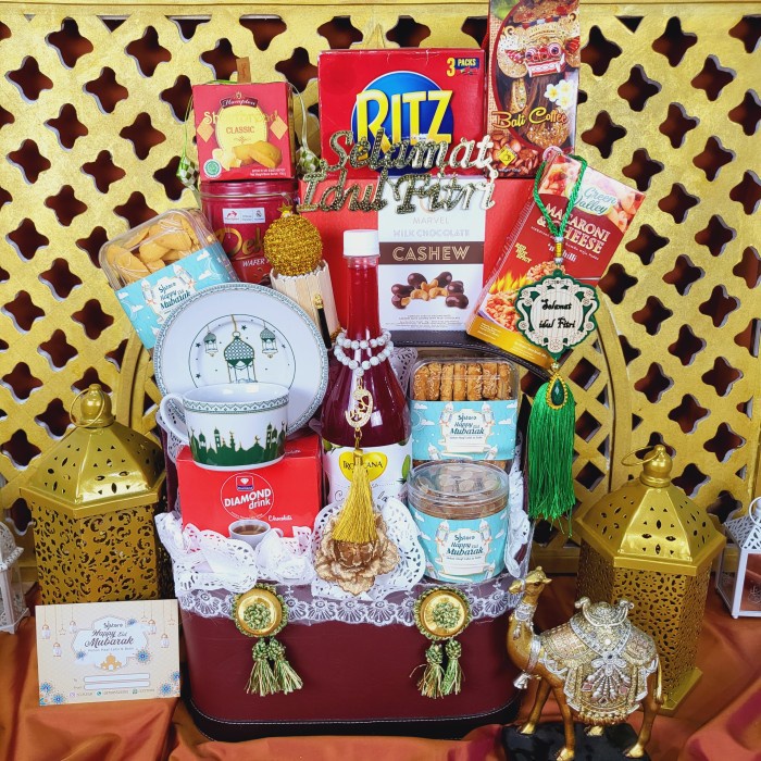 

Paket box hampers lebaran parcel idul fitri ramadhan kue kering 90 - SPARKLING JUICE