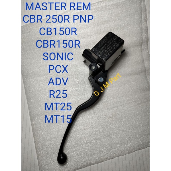 CYLINDER ASSY FR BRAKE MASTER REM ATAS DEPAN KANAN CBR250R CBR 250RR PNP CB150R CBR150R VERZA TIGER 
