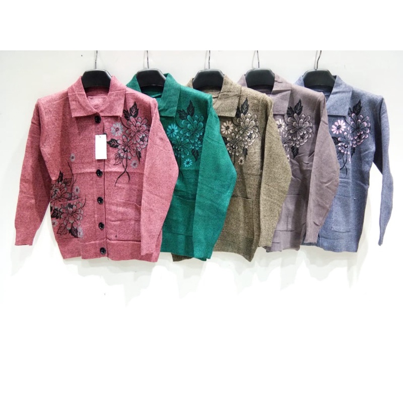 Mantel Sweater Ibu / Mantel Wanita Outer (#1566)