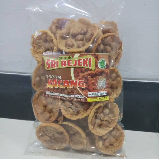 

Peyek kacang Sri Rejeki