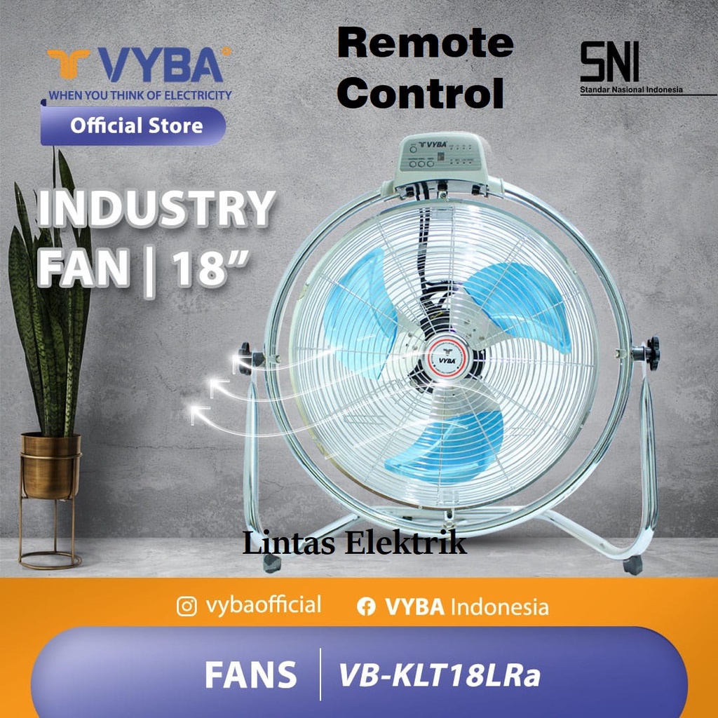 VYBA Kipas Angin lantai 18" Remote Control inch Remot