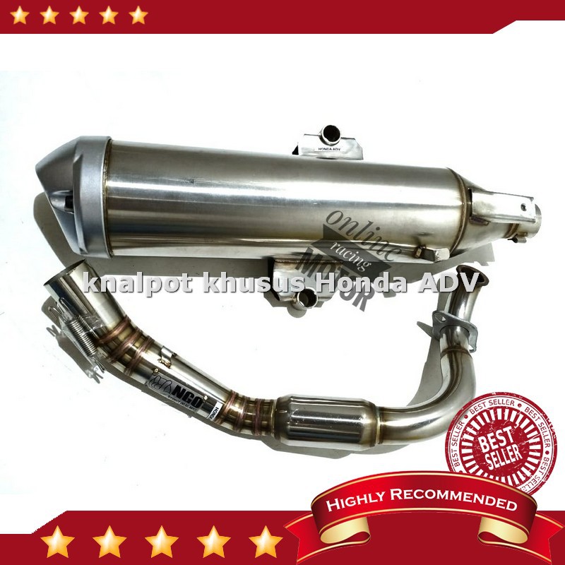 Terbaik knalpot adv stukigi full stainless honda adv full set