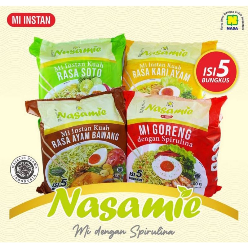 

NASAMIE (Mie Hijau Spirulina)