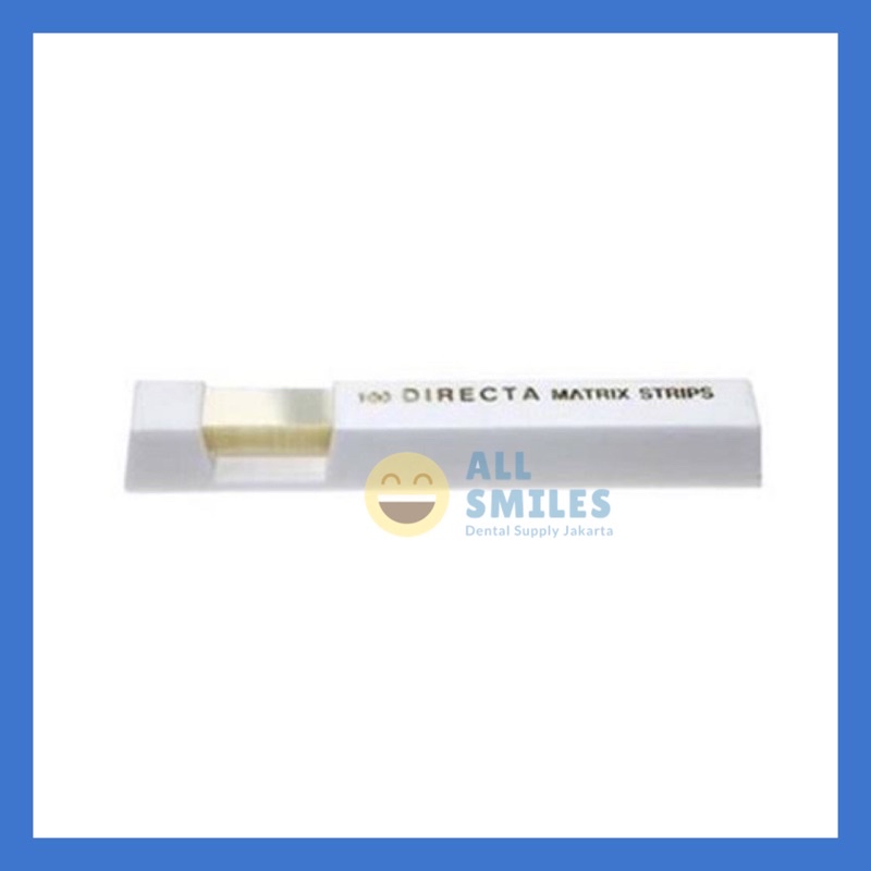 Seluloid strip dental matrix gigi depan pita matriks plastik transparan bening mika celuloid
