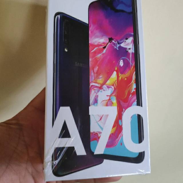 Samsung A70 6/128 1 bulan pakai Mulus Like New Garansi Resmi SEIN bekas second a 70