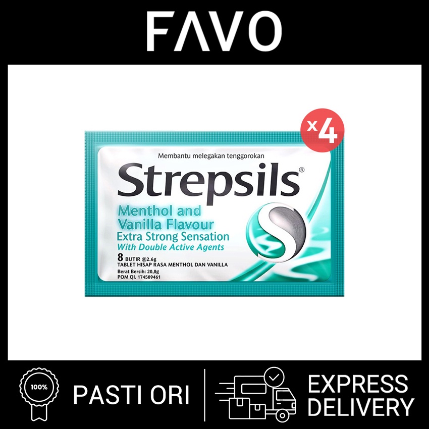 

Permen Strepsils Pelega Tenggorokan Extra Strong 8 Butir - 4 Pcs