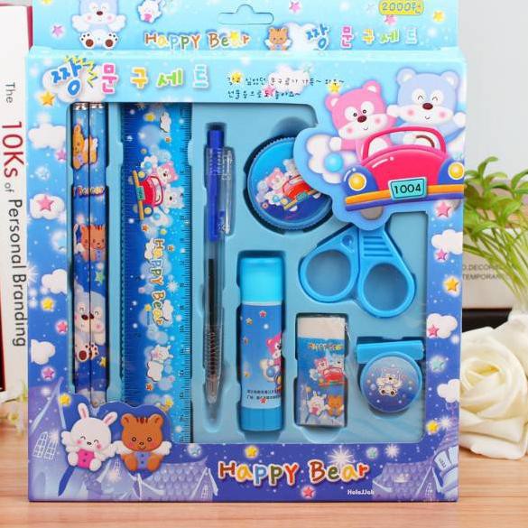 

PROMO 3.3 Pensil Set Lengkap Alat Tulis Anak 9 in 1 set Alat Tulis Anak Sekolah