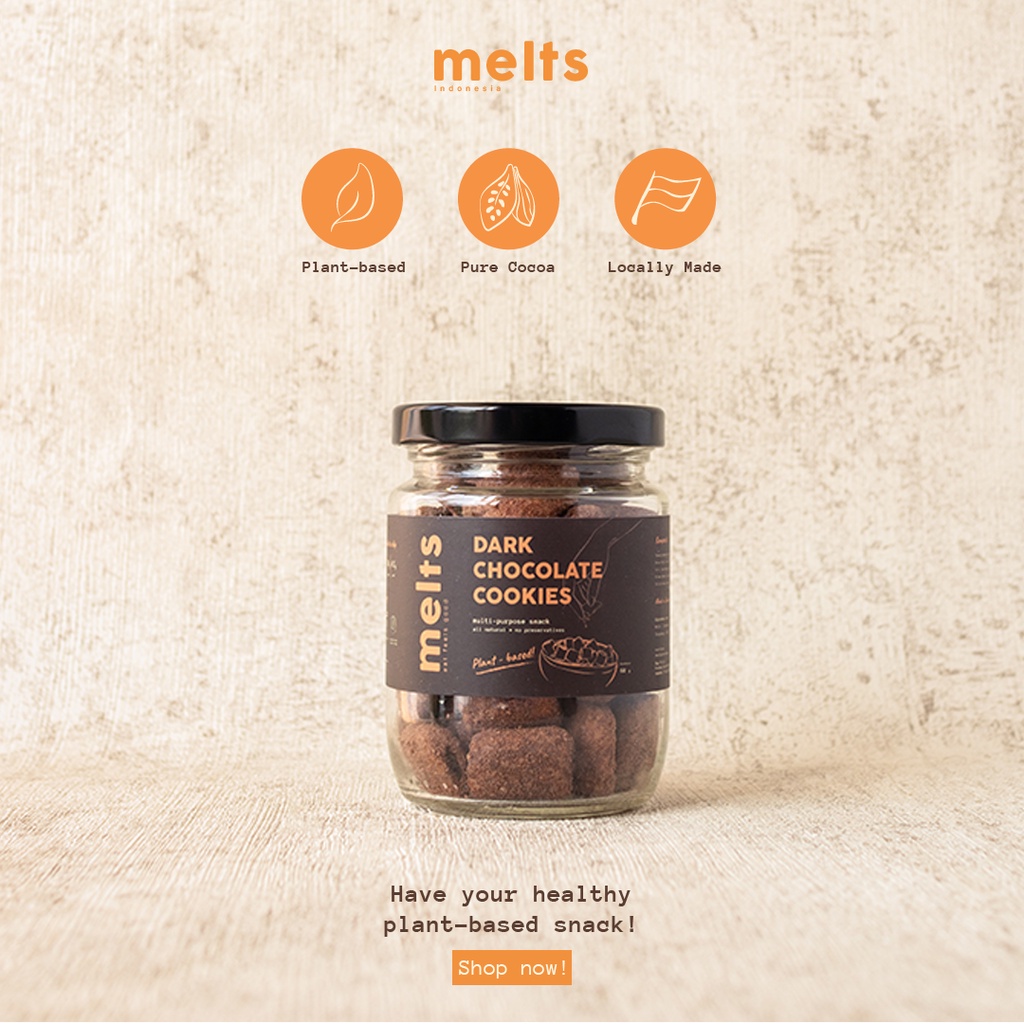 MELTS Dark Chocolate Cookies JAR