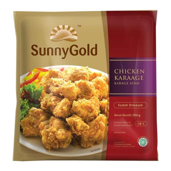 

MAKANAN BEKU / SUNNYGOLD KARAGE 500 GR NON COD