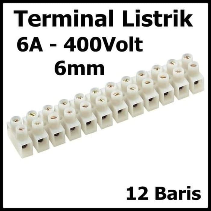 Terminal Listrik Krustin Block 6mm 6A 400V