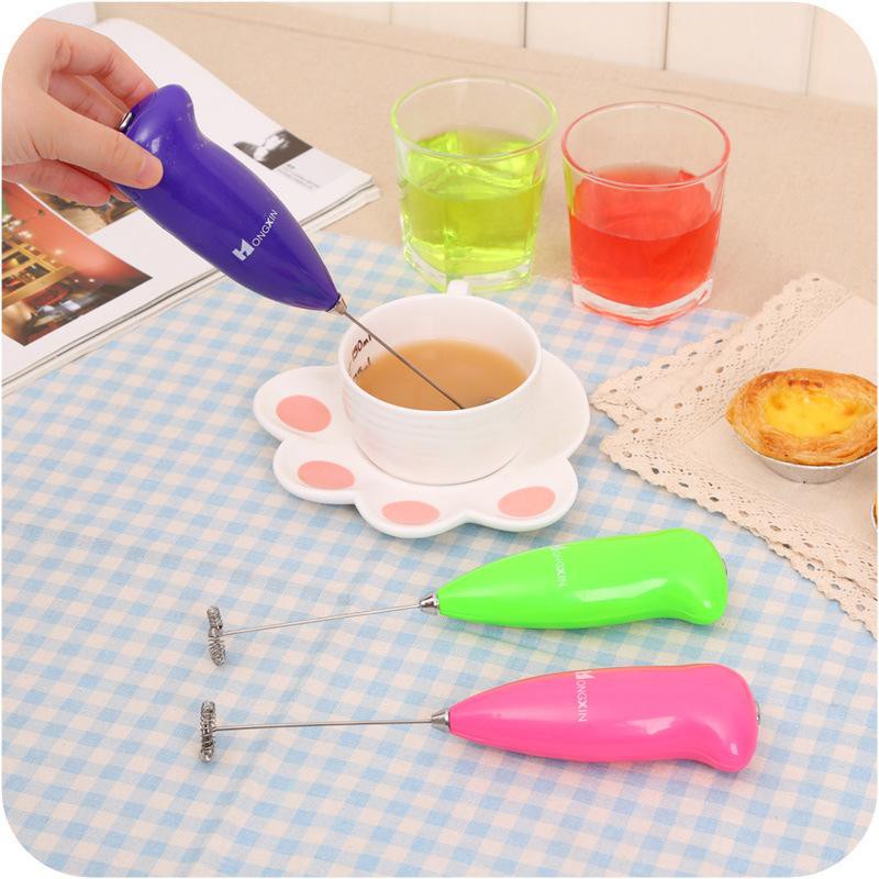 HOVELSHOP Mini Hand Mixer Kopi Teh Tarik Whisk Portable Pengaduk Serbaguna