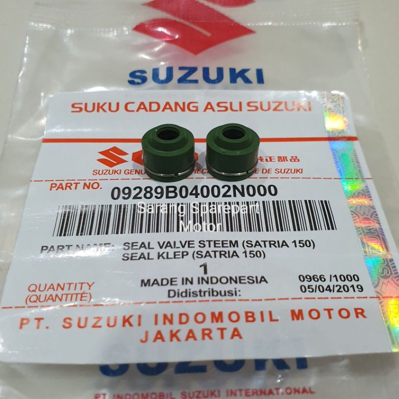 Seal Klep Satria Fu 150 isi 2 pcs