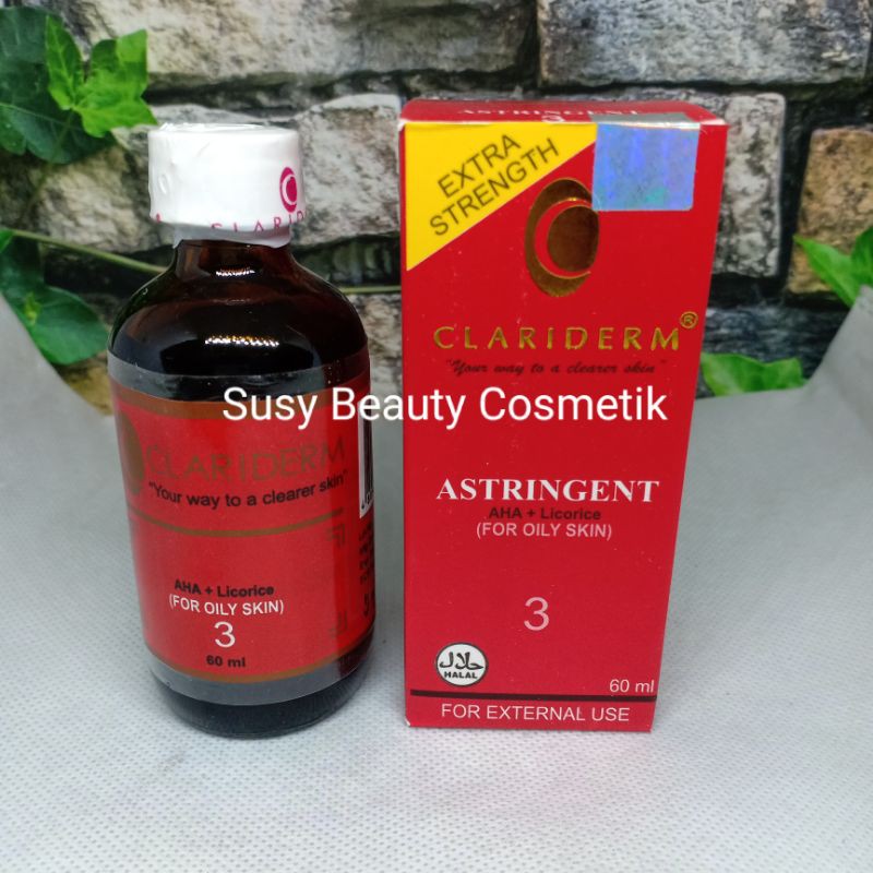 ALKOHOL CLARIDERM / Toner Clariderm Ori Bpom