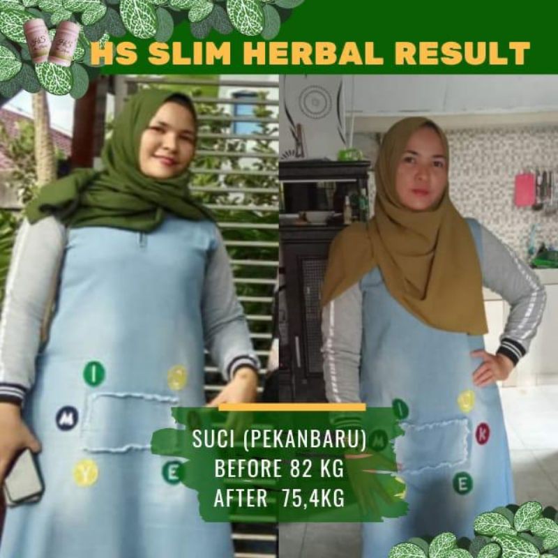 cara langsing sukses sebelum lebaran HS slim herbal