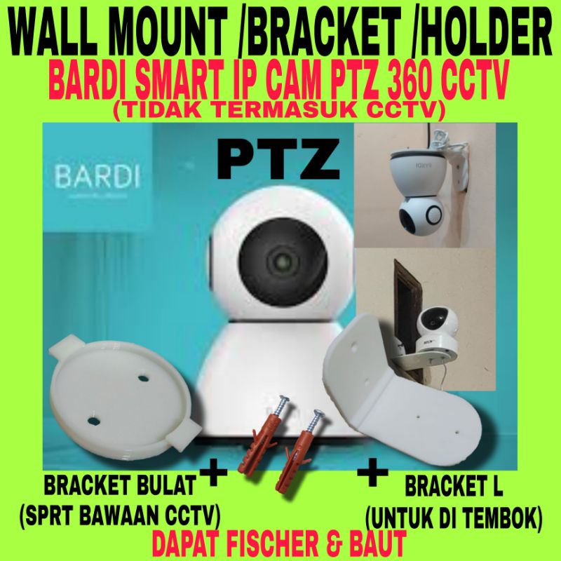 BARDI Smart Indoor IP Camera CCTV Wall Mount Bracket Holder