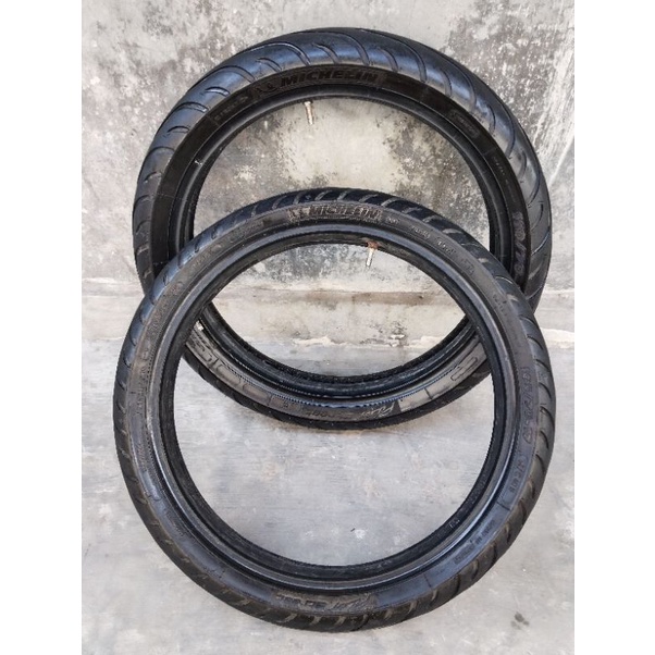 ban michelin pilot street uk 100/70 110/70 R17 bekas pakai