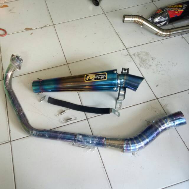 KNALPOT KOU KIDAL KERUCUT FULL BLUE KNALPOT KOU KIDAL BLUE SPORT KNALPOT KIDAL VIXION FU TIGER dll