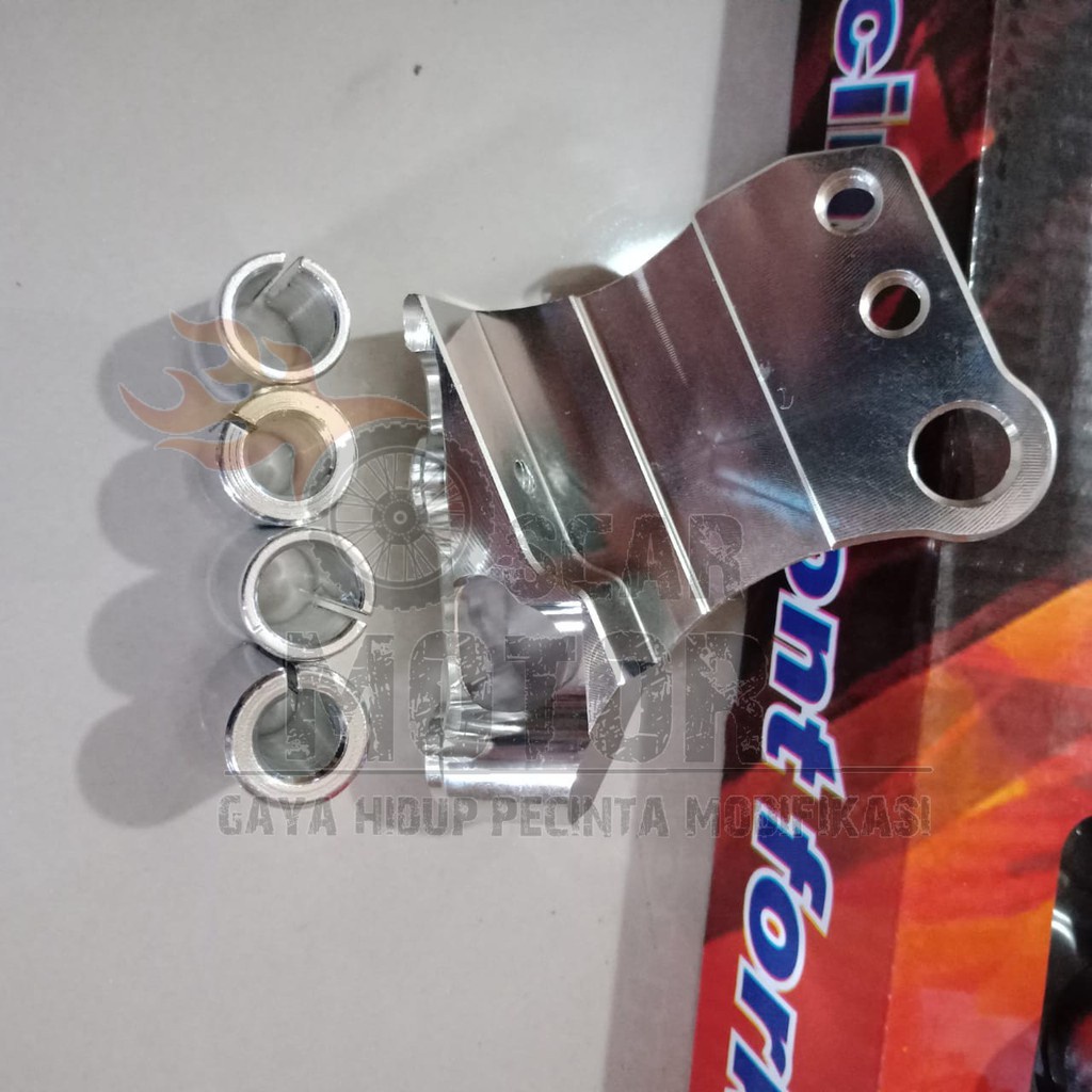 tabung shock depan RT stage 6 copy ori plus breket monoblok motor mio beat vario fino scoopy jupiter motor