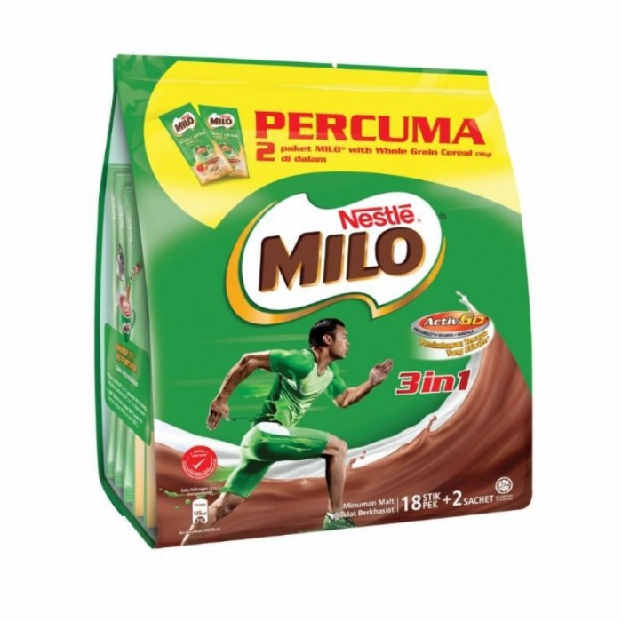 

101bfbb Milo 3 In 1 Malaysia 18 Sachet Xa201As