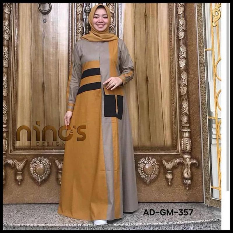 Qila maxi dress fashion muslim wanita