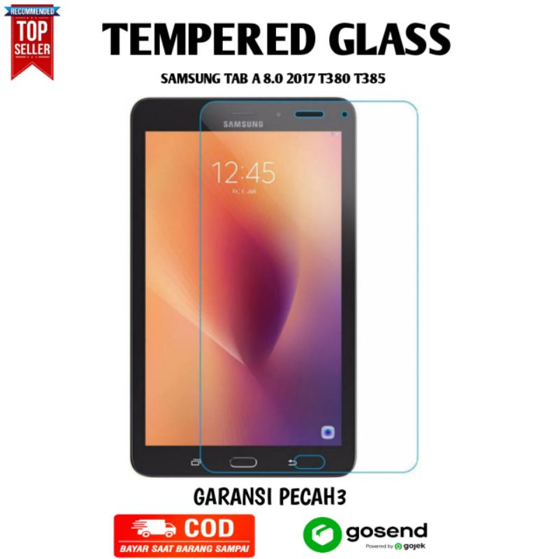 TEMPERED GLASS SAMSUNG GALAXY TAB A 8.0 2017 T380 T385 ANTI GORES KACA TABLET
