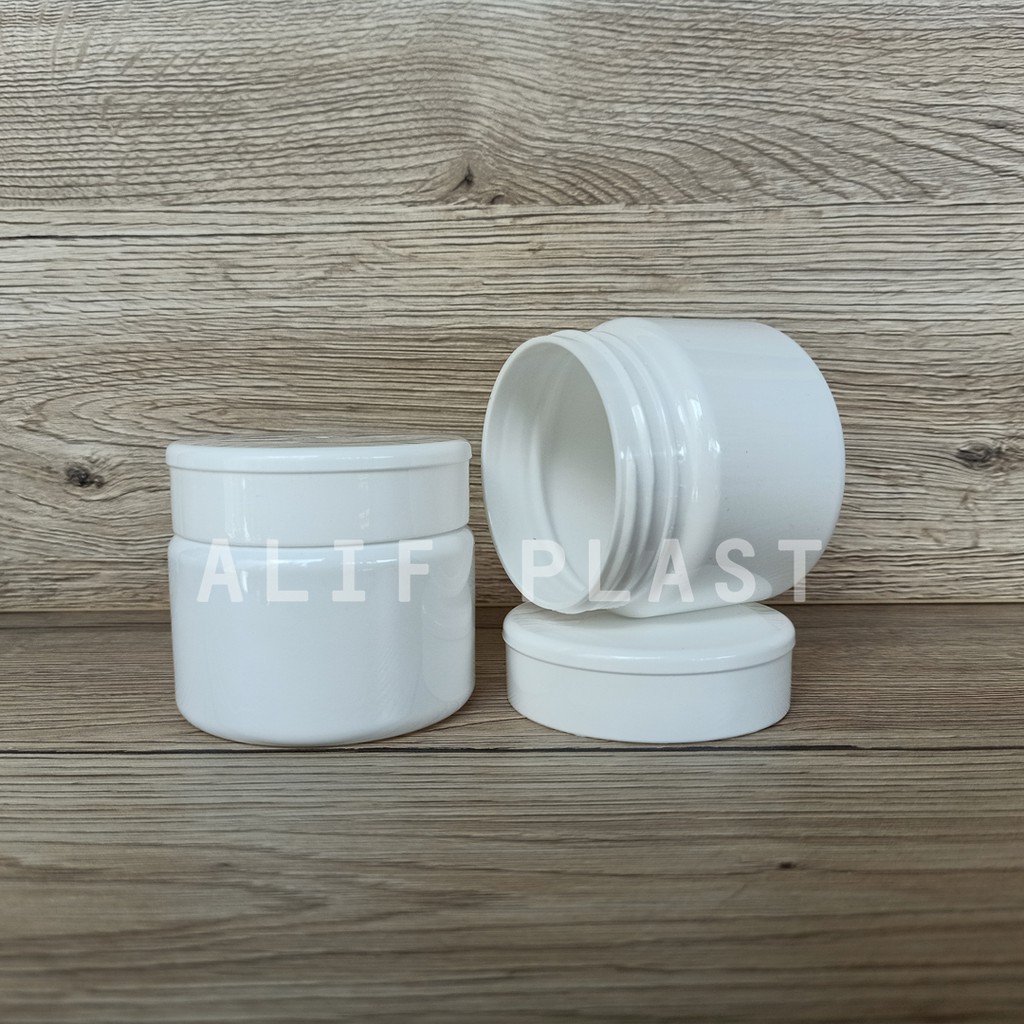 POT JAR 177 GRAM PUTIH / POT LULUR / HANDBODY / TEMPAT HBL