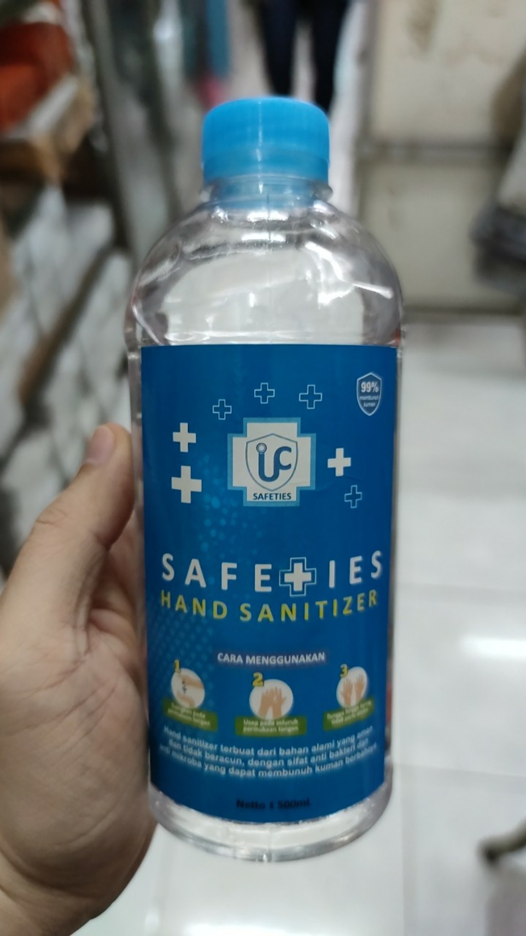 Sabun Cuci Tangan Anti Bakteri Refill 5 Liter Safeties [original]