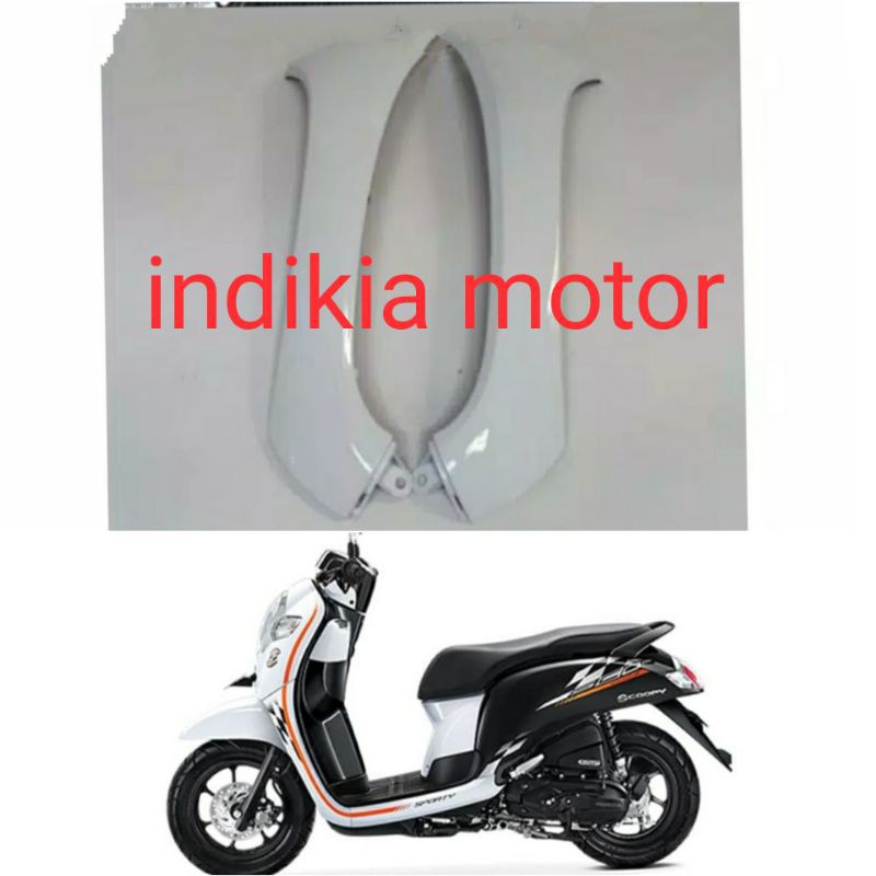 cover body bodi depan sayap bawah scoopy fi 2017 2018 2019 putih