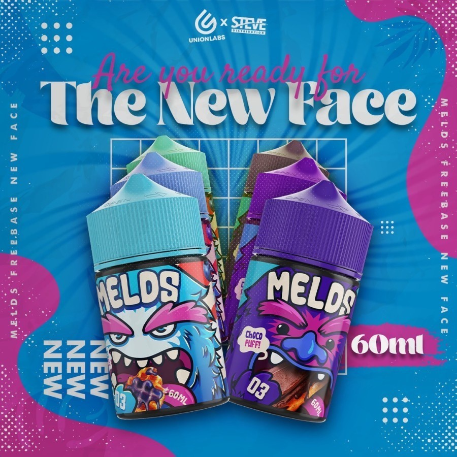 MELDS CHOCO PUFF - MELDS V2 BERRIES CROFFLE 60ML AUTHENTIC