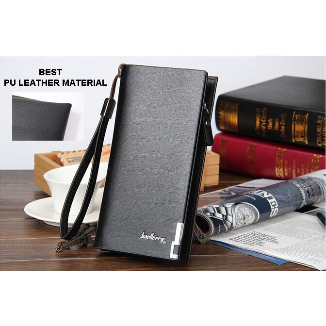 Dompet Pria Panjang Baellerry  / Bahan Kulit / Dompet Pria & Wanita Panjang Original