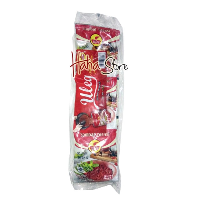 

Sambal Terasi Uleg (10x12gr)