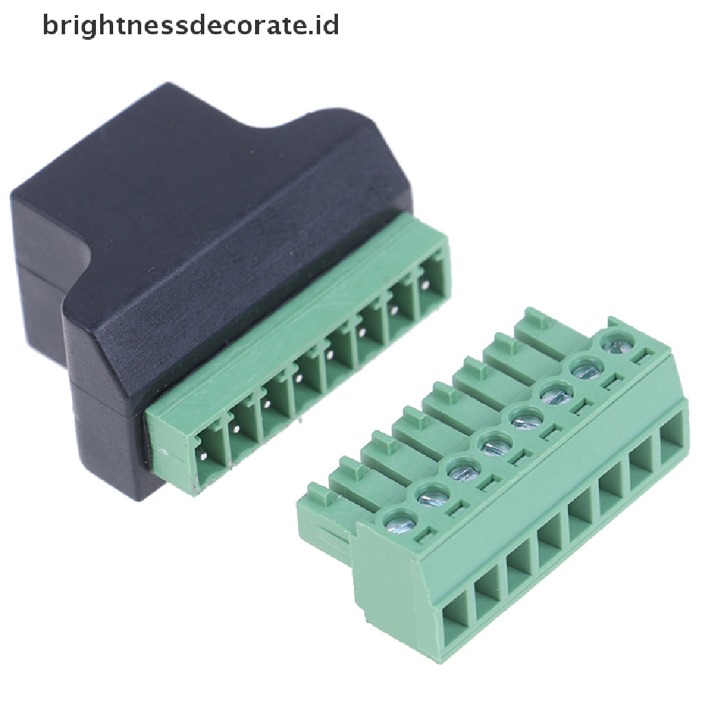 Adapter Konektor Rj45 Female Ke 8 Pin Untuk Cctv