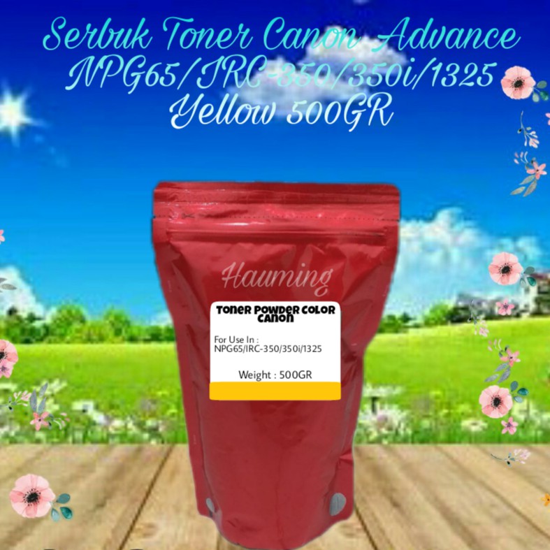 Serbuk Toner Canon Advance NPG65 NPG 65 GPR51 C-EXV47 IR C250 C250i C350 C350i C1325 Yellow 500gr