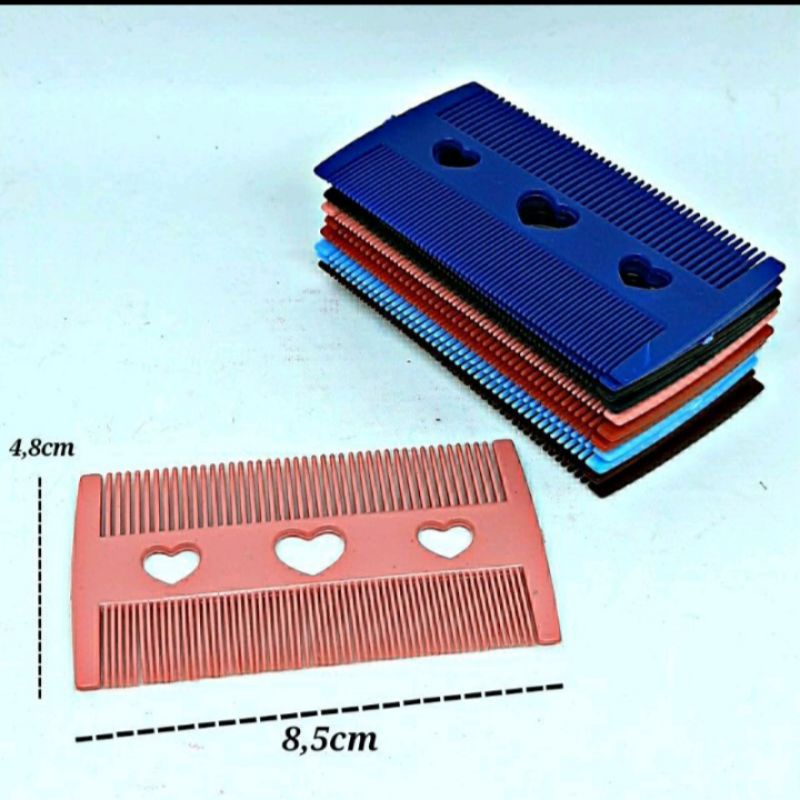 

Sisir Kutu Sisir ketombe motif love