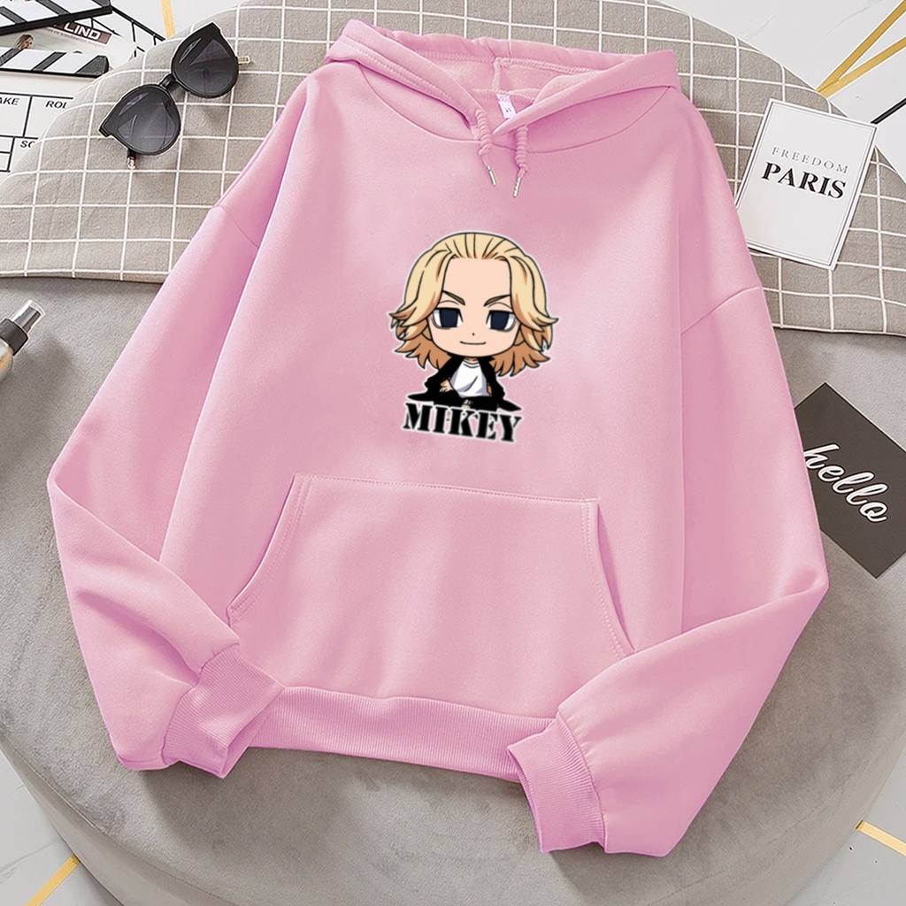 Sweater hoodie anak perempuan MIKEY suwiter anak cewek anime