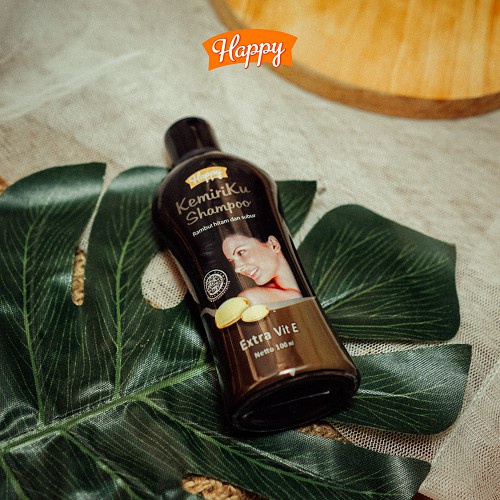 ✿ELYSABETHME✿ Happy kemiriku shampoo shampo kemiri bakar penumbuh rambut hitam pemanjang