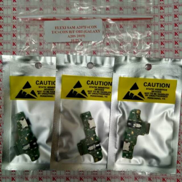 FLEXIBLE FLEXIBEL KONEKTOR  CHARGER HF MIC SAMSUNG GALAXY A20S 2019 A207 A207F ORIGINAL