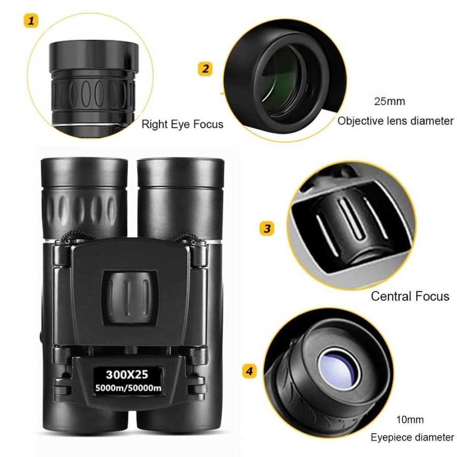 ARSON TEROPONG LIPAT BINOCULAR 300 X 25 50000M WATERPROOF