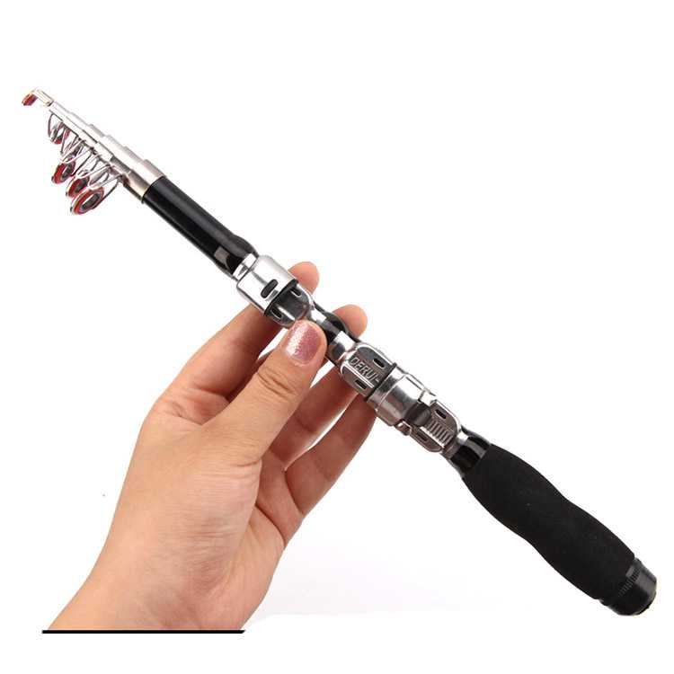(BISA COD) RVOSTR Derui Joran Pancing Portable Telescopic 1.5M - S6