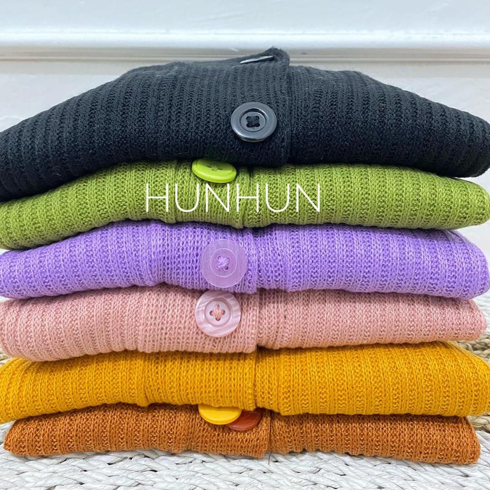 [BM.27Jn22d] Sweny Knite / Sweater Cardigan Rajut Outer Atasan Wanita Crop Baju Rajut Lilac