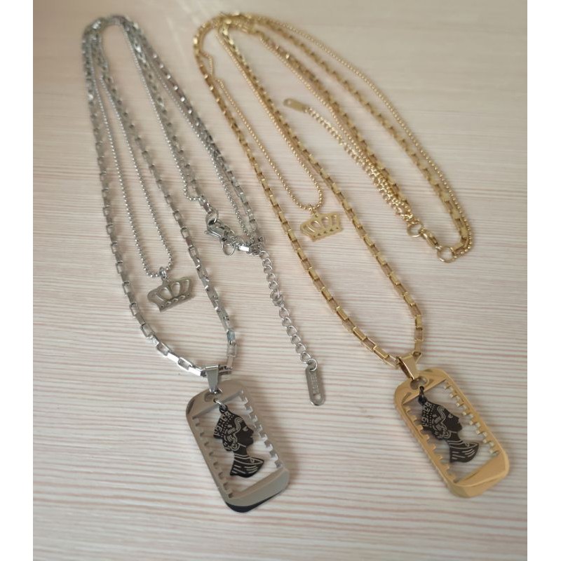 Kalung Hip Hop Titanium Kalung Import