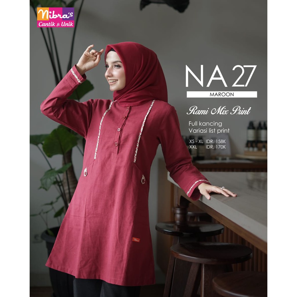 Nibras Atasan NA 27 / Atasan Nibras NA 27 / Baju Atasan Nibras NA 27