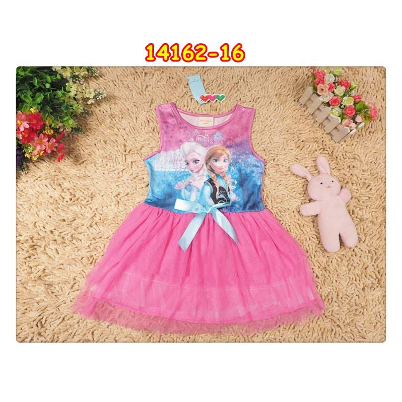 DRESS KUTUNG FROZEN ANAK 14162 - 16