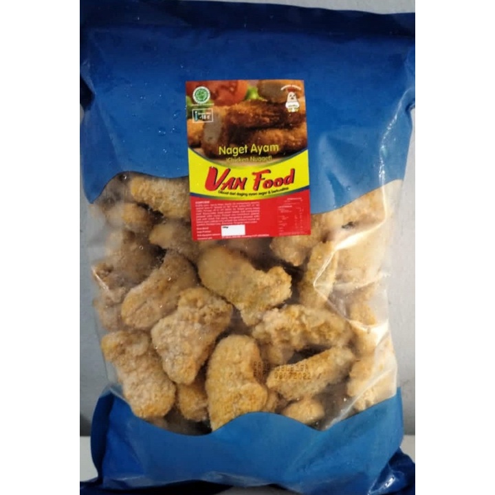 VAN FOOD NAGET AYAM 1 KG / CHICKEN NUGGET
