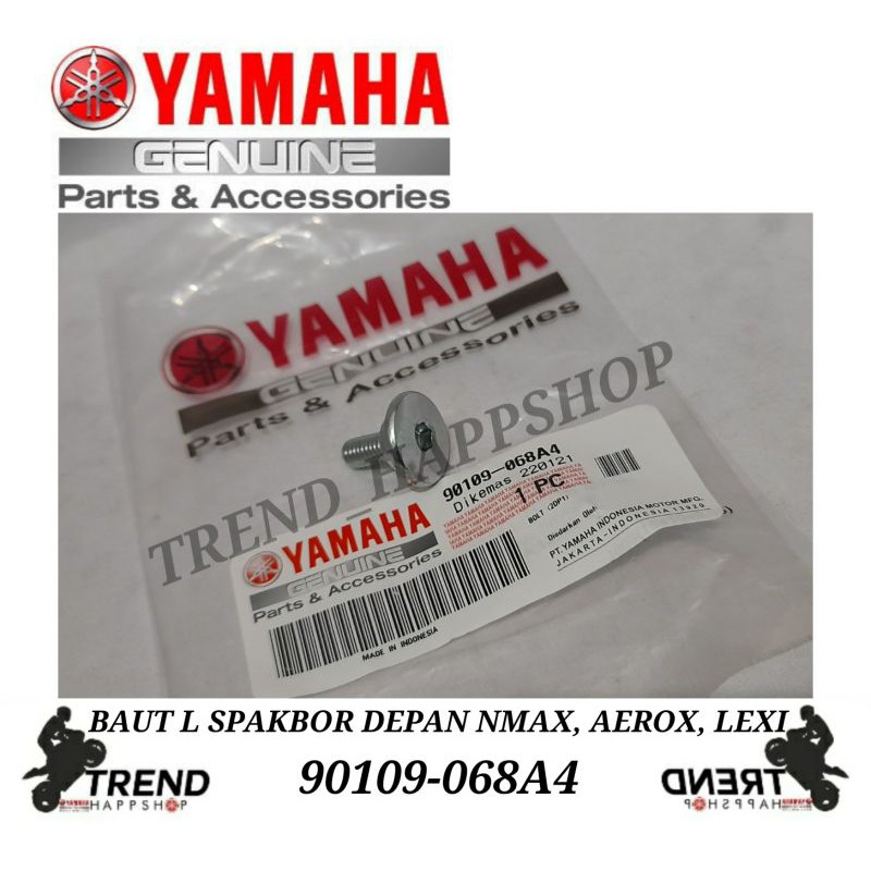BOLT/BAUT L SPAKBOR DEPAN YAMAHA NMAX, AEROX, LEXI 90109-068A4